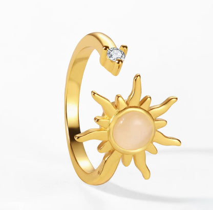 Gold Sun Ring