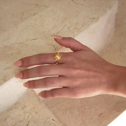 Gold Flower Ring