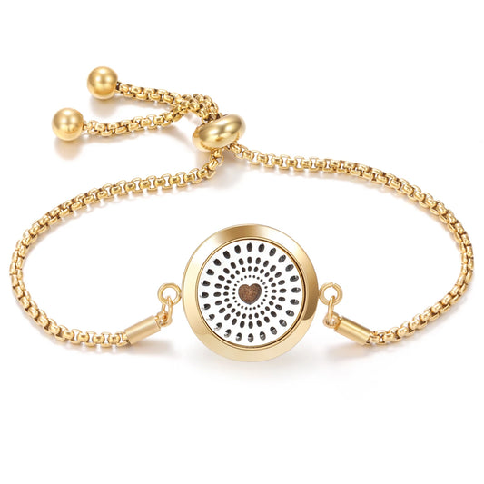 Golden Lovely Heart Bracelet