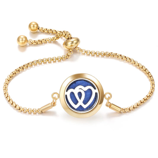 Golden Dou Heart Bracelet